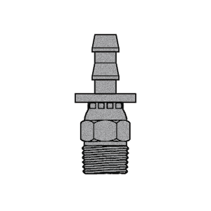 B-271-0806C Breco by Foster | 1/2" Push-Lock x 1/2" Male NPTF Thread | Swivel | Straight