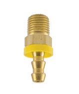 PM7S by ZSi-Foster | Push-On Hose Fitting | Push-On Swivel | 1/4" Male NPT x 1/4" ID | Brass
