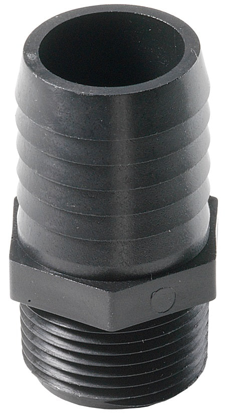 PPN44 by Dixon Valve | Tuff-Lite® | Male Tubing Insert | 1/2" Male NPT x 1/2" Hose ID | Polypropylene | Pack of 50