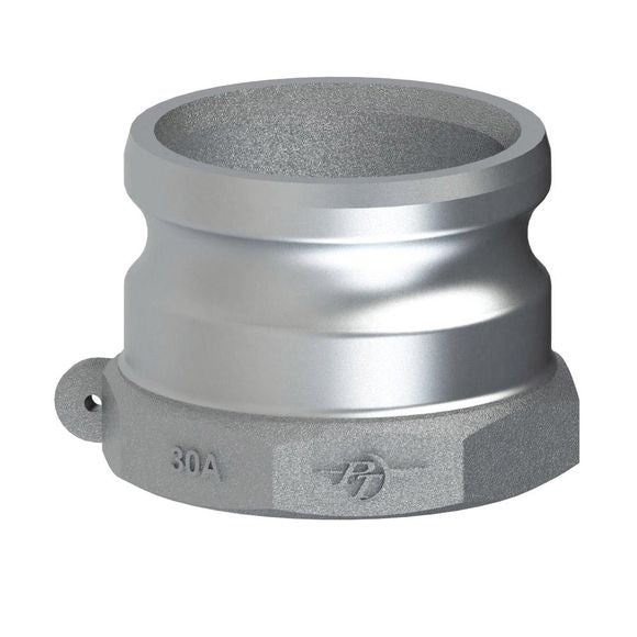 1000115 (15A) by PT-Coupling | Cam & Groove Adapter | Type A | 1-1/2" Adapter x 1-1/2" Female NPT | Aluminum