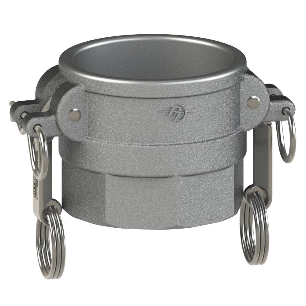 1400440SL (40DSL) by PT-Coupling | STA-LOK® Cam & Groove Adapter | Type DSL | 4" Coupler x 4" Female NPT | 316 Stainless Steel | Buna-N Seal