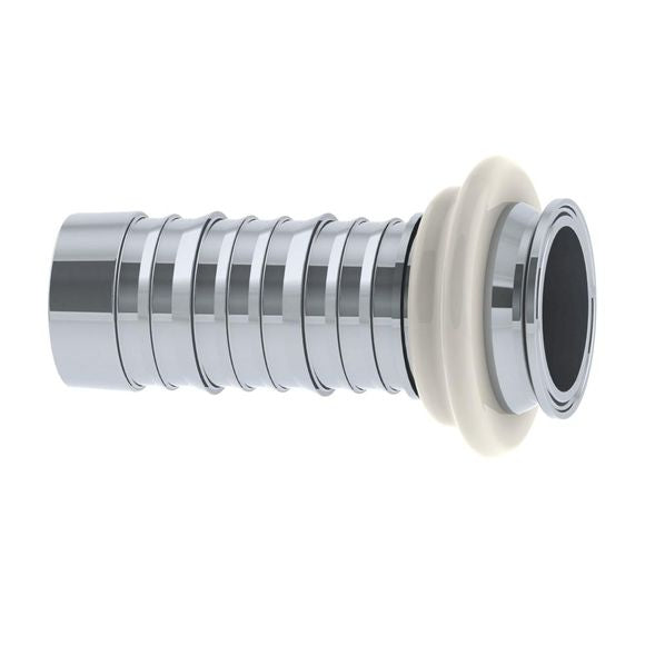 5812009 (20TCWSS) PROGRIP™ by PT-Coupling | Type TCWSS | Sanitary Wine C50 Crimp Fitting with Bumper | 2" Sanitary Tri-Clamp x 2" Hose Shank | 304 Stainless Steel