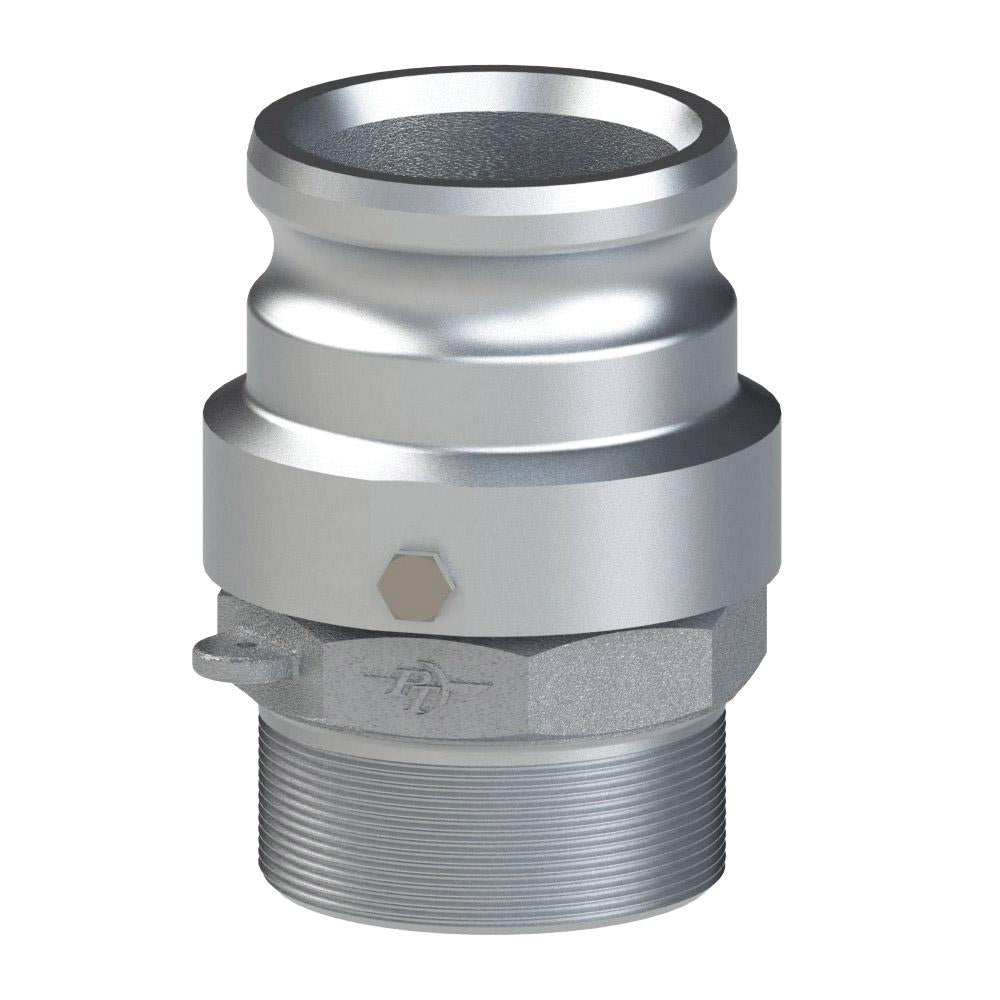 60174000 (40FSV) by PT-Coupling | Swivel Cam & Groove Adapter | Type FSV | 4" Swivel Adapter x 4" Male NPT | Aluminum | Viton Seal