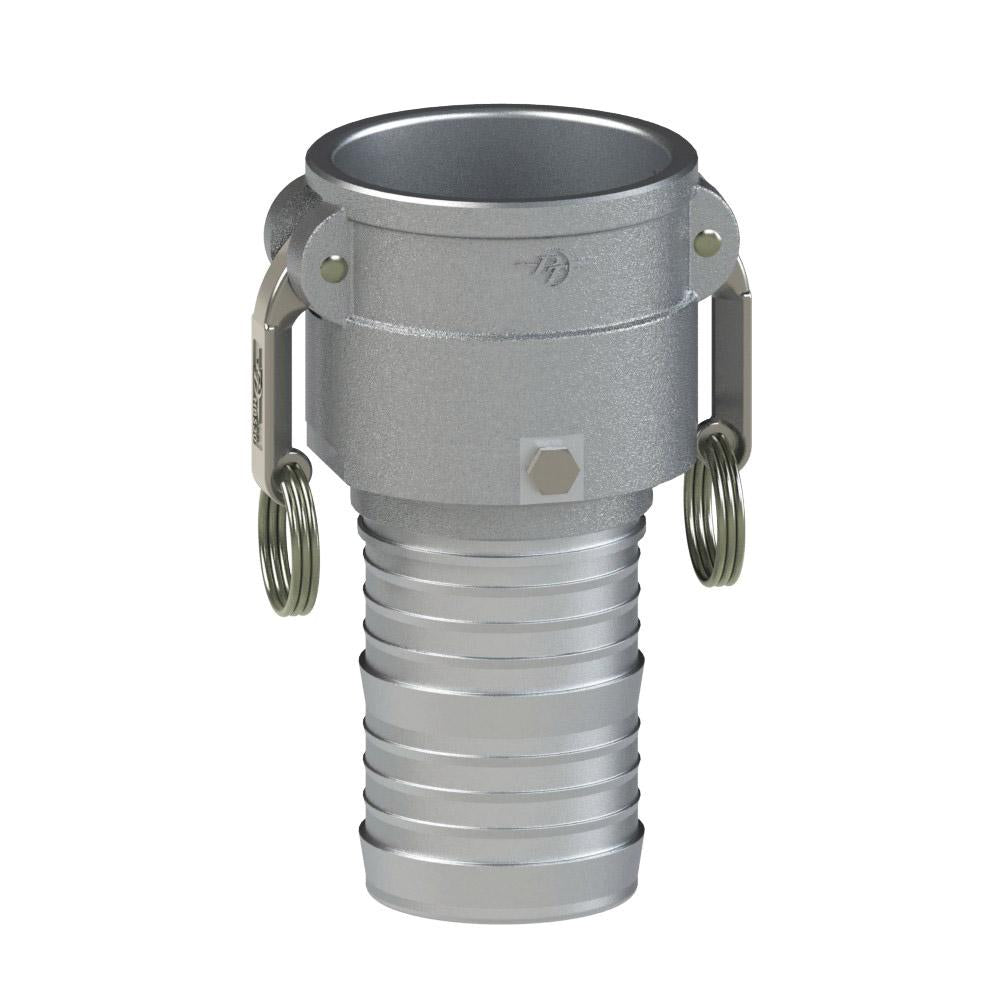 60233000 (30CSV) by PT-Coupling | Swivel Cam & Groove Fitting | Type CSV | 3" Swivel Coupler x 3" Hose Shank | Aluminum | Viton Seal