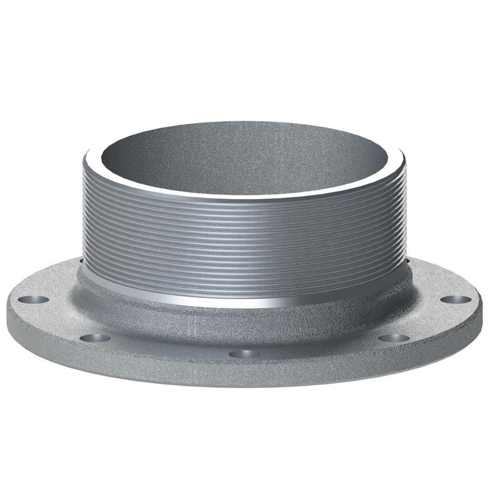 60514000 (TTF40NPTM) by PT-Coupling | Petroleum Handling TTMA Flange | Type TTFNPTM | 4" Male NPT x 4" TTMA Flange | Aluminum