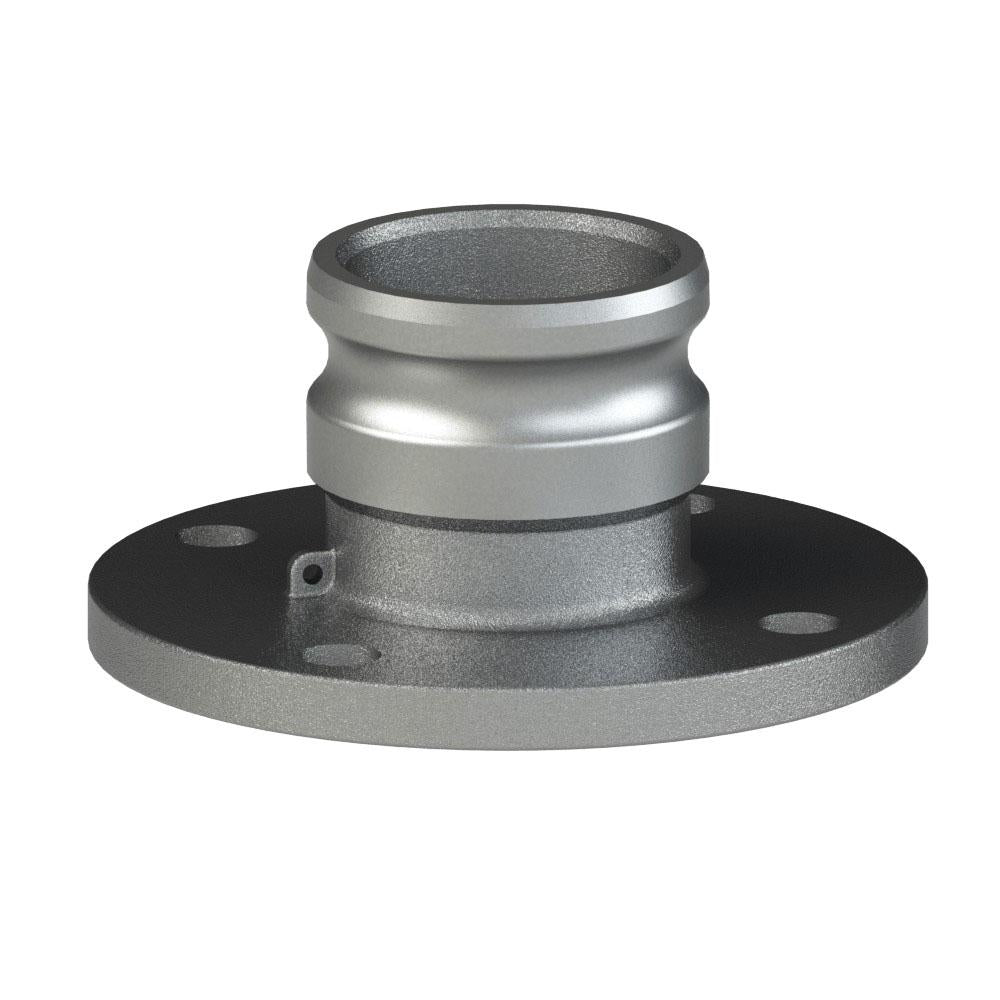 64526000 (PF60A) by PT-Coupling | Cam & Groove Adapter | Type PFA | 6" Adapter x 6" 150# Pipe Flange | 316 Stainless Steel