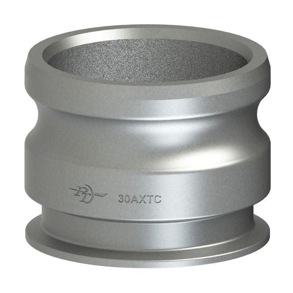 64303000 (30AXTC) PROGRIP™ by PT-Coupling | Type AXTC | Sanitary C50 Crimp Adapter | 3" Adapter x 3" Tri-Clamp | 304 Stainless Steel