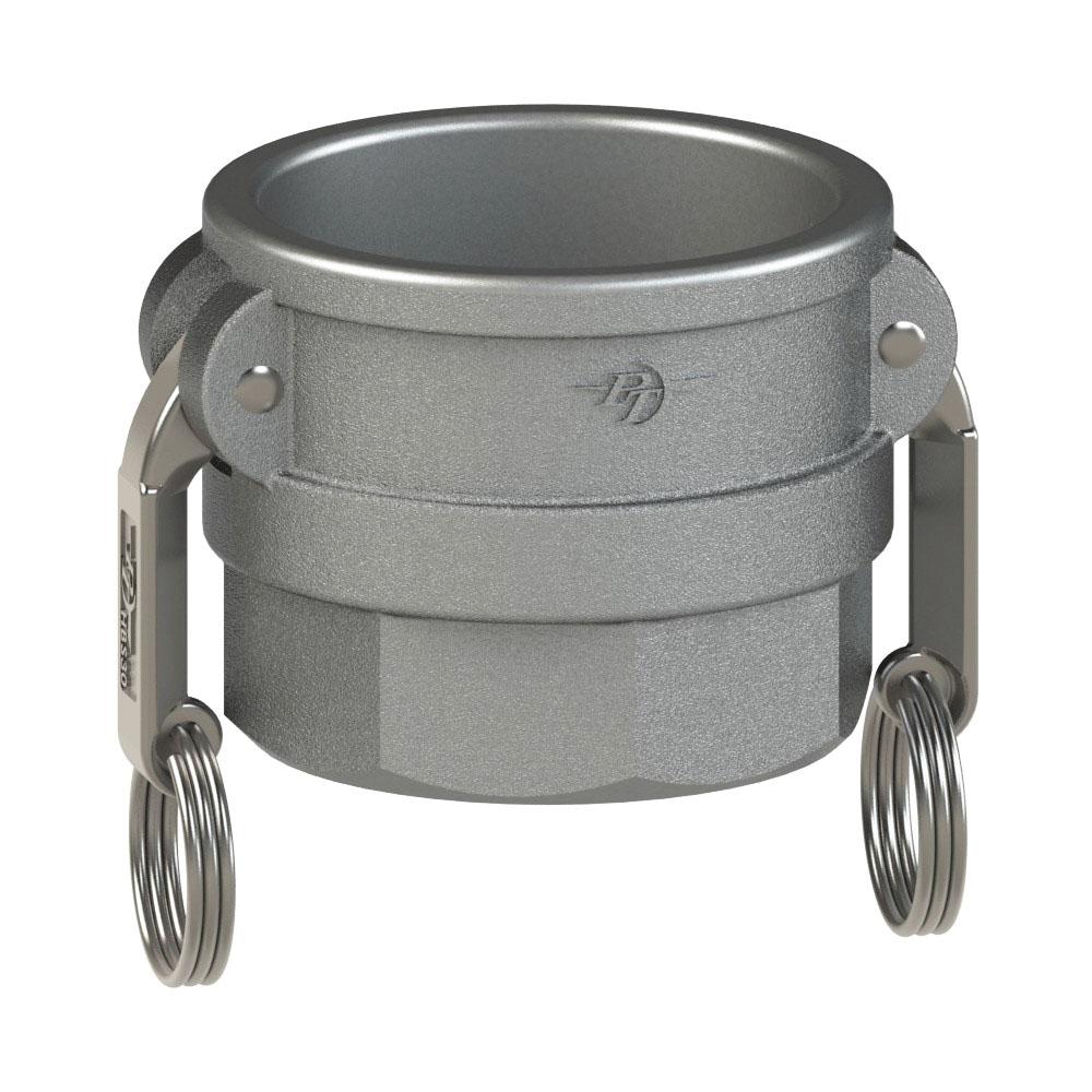 64624001 (40DWS) by PT-Coupling | Cam & Groove Adapter | Type DWS | 4" Coupler x Socket Weld for Tube | 316 Stainless Steel