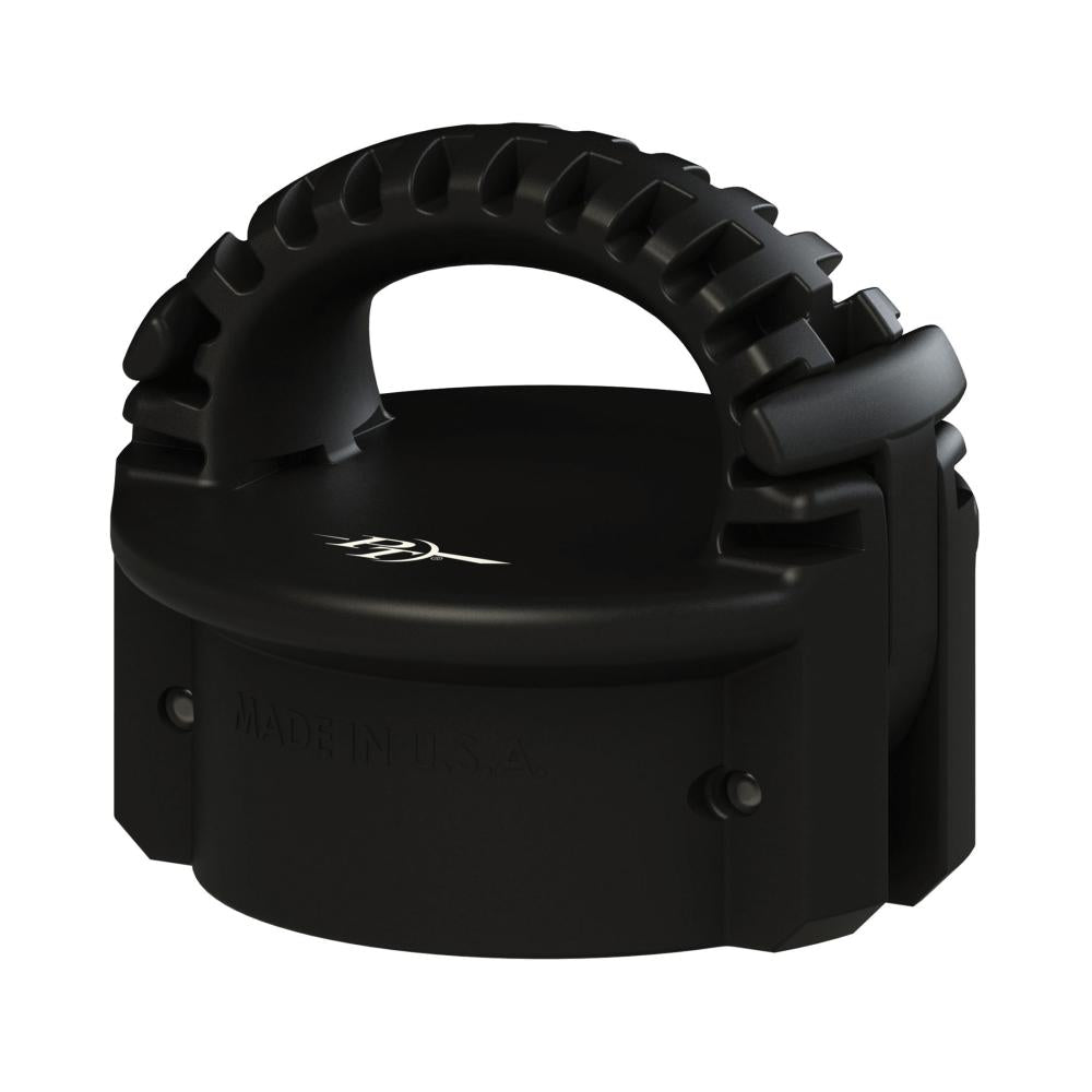 77011 (40SBF) by PT-Coupling | Type SBF | Safety Bump Cap | for Cam and Groove Couplings | 4" Size | Anti-Static Poly (Black)