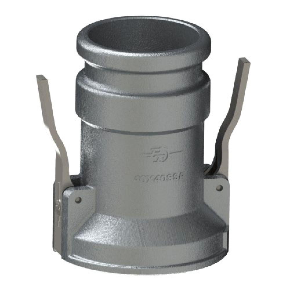 86354040 (40X40SSA) by PT-Coupling | Petroleum Handling Top Seal Tank Adapter | Type SSA | 4" Side Seal Coupler x Top Seal Tank Adapter | Buna-N Fuel Gasket | Aluminum