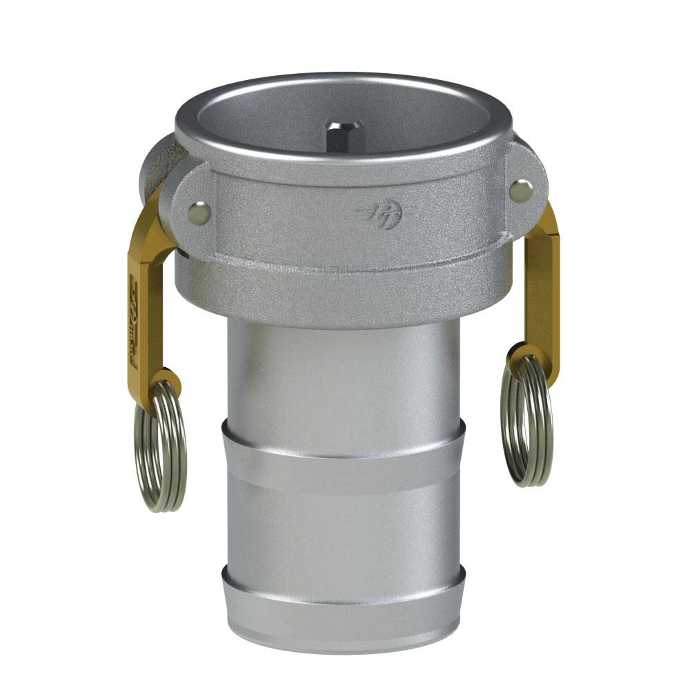 87103000 (30CSP) by PT-Coupling | Petroleum Handling | Vapor Recovery Coupler | 3" Coupler with Pushrod x 3" Hose Shank | Aluminum