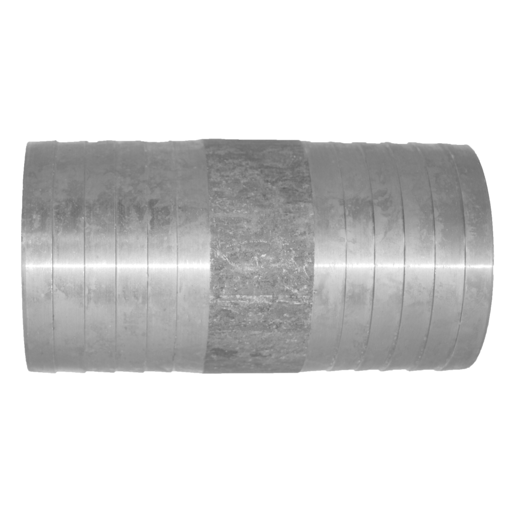 84660125 (PTHM125) by PT-Coupling | Type PTHM | Hose Mender | 1-1/4" Hose Shank x 1-1/4" Hose Shank | 304 Stainless Steel