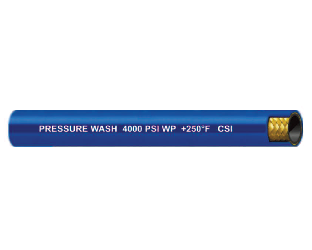 1/4" PW4000BLU by Couplamatic | One Wire Import Pressure Wash Hose | Thin Cover | Blue | 1/4" ID | 600ft
