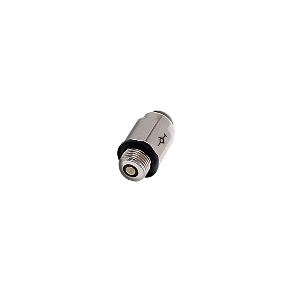 3391 04 10 by Parker | Legris Self-Sealing Stud Fitting | 4 mm Tube Size x 1/8" Male BSPP Thread | Straight | Nickel-Plated Brass | Pack of 10