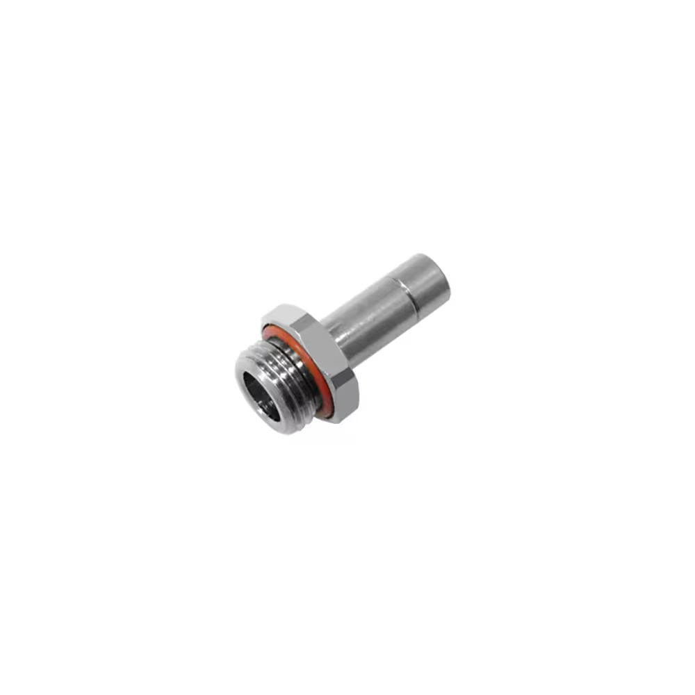 3831 08 13 by Parker | Legris Stud Standpipe | 8mm Tube Size x 1/4" Male BSPP Thread | 17mm Hex | Straight | 316L Stainless Steel | Pack of 2
