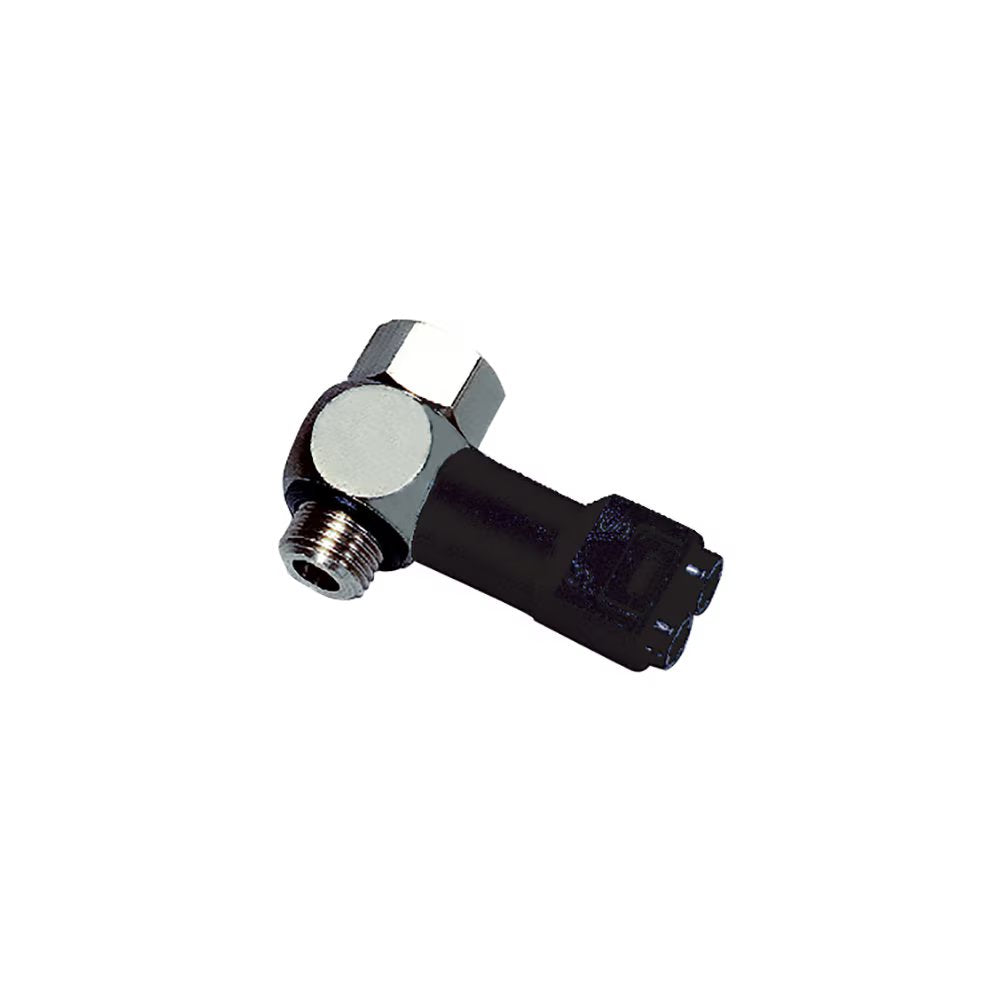 7818 04 19 by Parker | Legris Pneumatic Sensor Fitting | 4 mm Tube Size x M5x0.8 Male M5 Metric Thread | 8 mm Hex | 49 mm Length | Straight | Polymer
