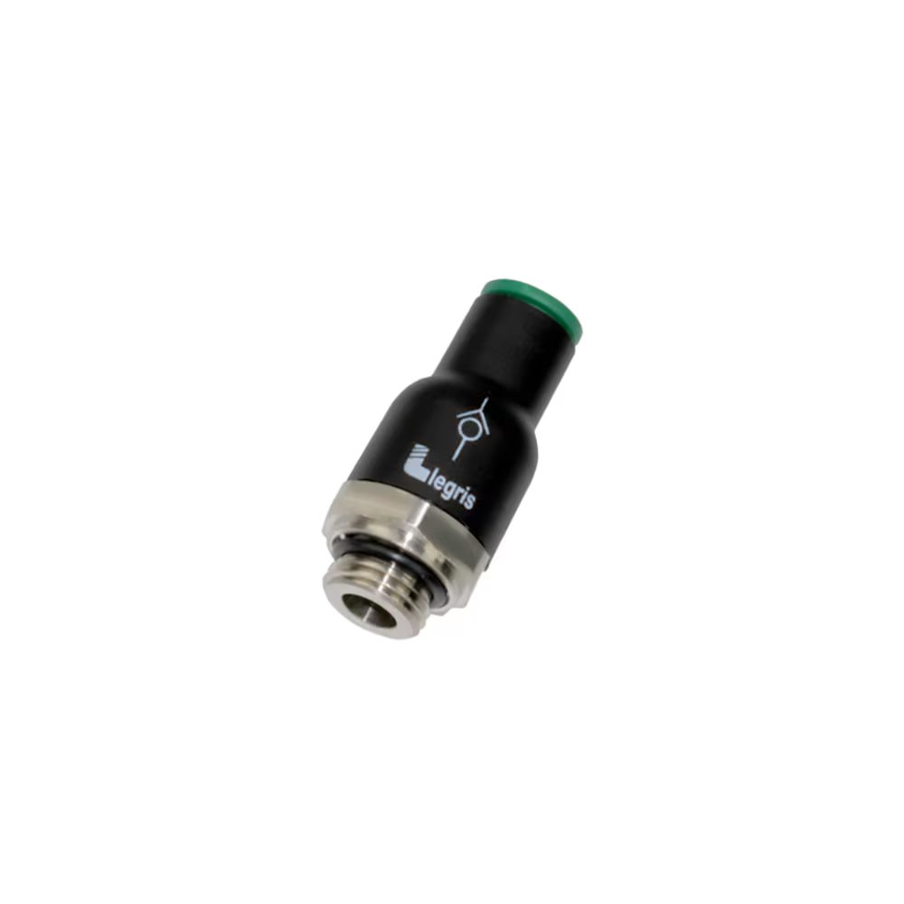 7984 08 10 by Parker | Legris In-Line Non-Return Valve | 8 mm Tube Size x 1/8" Male BSPP Thread | 19 mm Hex | 41 mm Length | Straight | Polymer | Pack of 10