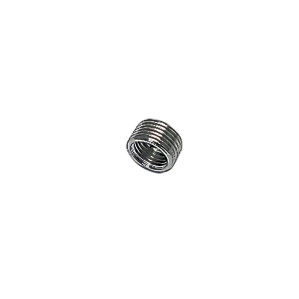 0903 13 17 by Parker | Legris Reducer | 3/8" Male BSPP Thread x 1/4" Female BSPP Thread | 9 mm Length | Straight | Nickel-Plated Brass | Pack of 50