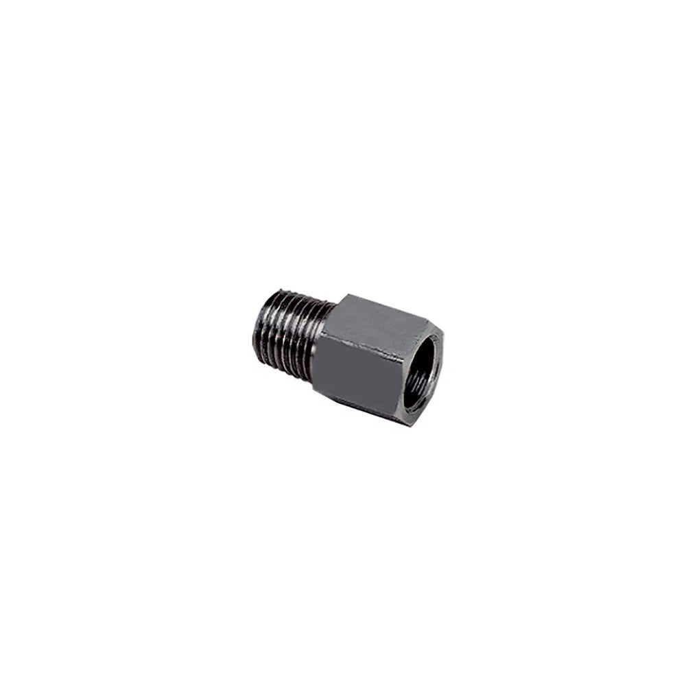1864 14 13 by Parker | Legris Adapter | 1/4" Male NPT Thread x 1/4" Female BSPP Thread | 17 mm Hex | 30 mm Length | Straight | 316L Stainless Steel | Pack of 2