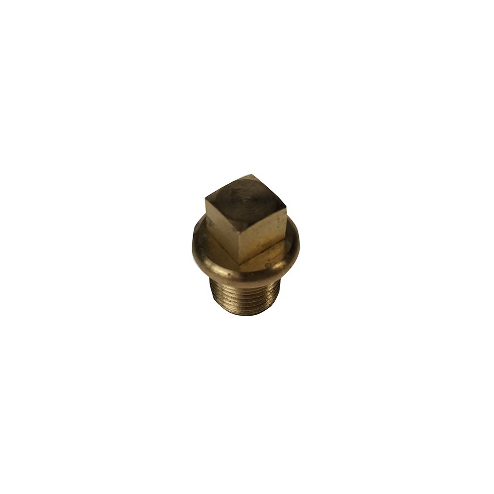 0209 13 00 by Parker | Legris Square Head Plug | 1/4" Male BSPT Thread | 8 mm Square | Brass | Pack of 10