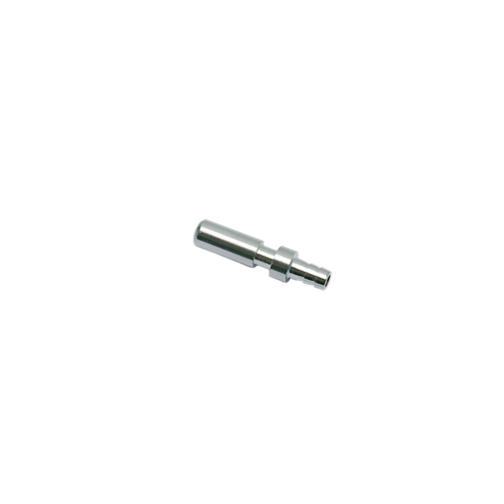0181 04 06 by Parker | Legris Plug Quick Disconnect | 4 mm Tube Size x 4.7 mm Barb | Nickel-Plated Brass | Pack of 10
