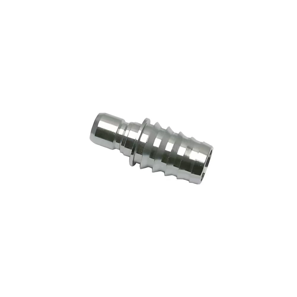 2295 12 12 by Parker | Legris Plug Quick Disconnect | 12 mm Tube Size x 13.5 mm Hose Barb | 48 mm Length | Straight | Nickel-Plated Brass | Pack of 10