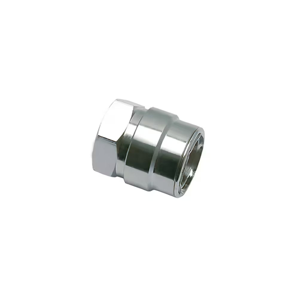 2272 18 34 by Parker | Legris Coupler Quick Disconnect | 1" Female BSPP Thread | 36mm Hex | 45mm Length | Straight | Nickel-Plated Brass | Pack of 5