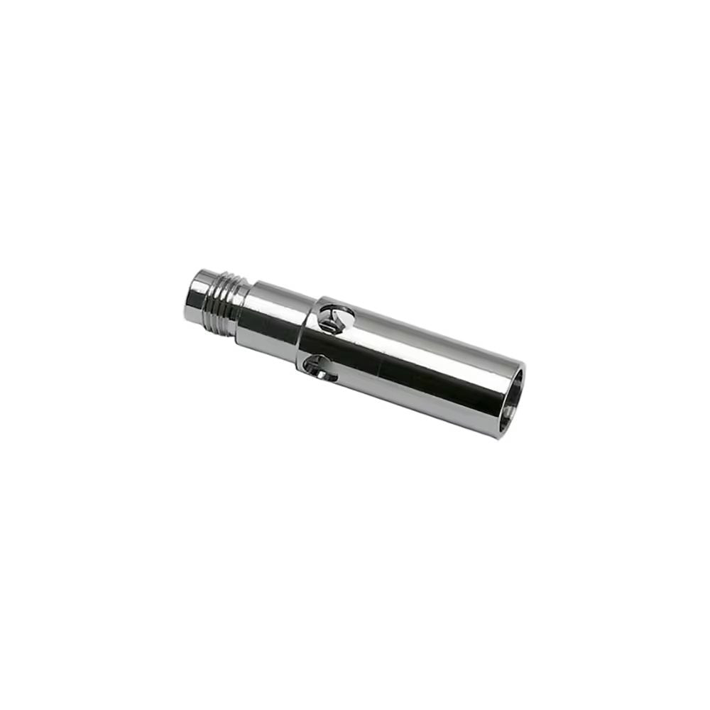 0690 10 00 by Parker | Legris Safety Booster Nozzle | M12x1.25 Male Metric Thread | 64 mm Length | Straight | Nickel-Plated Brass | Pack of 5