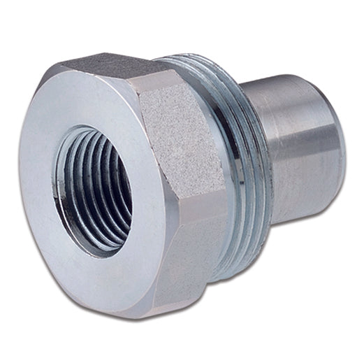 QXM-0404-MNPT ARGUS by Kuriyama | Hydraulic Quick Disconnect Coupling | QX Series | Screw Coupling Poppet | -04 ISO 14540 x -04 Female NPTF | Plug | Galvanized Steel