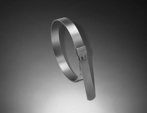 HDSL219 by Strapbinder | Pow’r-Tight™ Clamp | 7" ID | 3/4" Width | .03" Thickness | 201 Stainless Steel | Box of 25