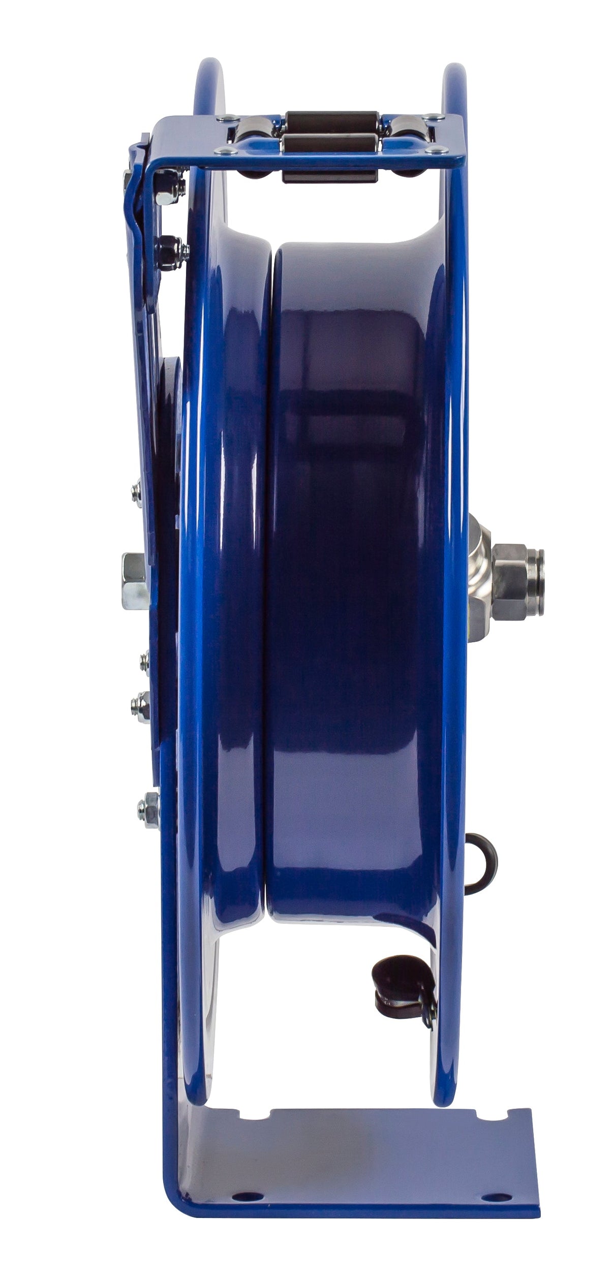 EZ-P-BLL-350 by Coxreels | P Pure Flow Series | 300 PSI EZ-Coil Safety Spring Driven Hose Reel for Breathing Air & Clean Fluids | 3/8" Hose ID, 3/8" FNPT Inlet | Steel | 50ft Capacity, Hose Not Included