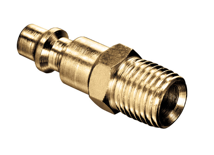 QDAP-4MP by Kuriyama | Industrial Quick Disconnect Coupling | QDAP-MP Series | 1/4" Body Size x | 1/4" Male NPTF | Plug | Brass