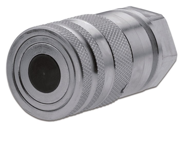 QFF-1012-FNPR ARGUS by Kuriyama | Hydraulic Quick Disconnect Coupling | QF Series | Flat Face Standard ISO 16028 | -10 ISO 16028 x -12 Female NPTF | Socket | Galvanized Steel