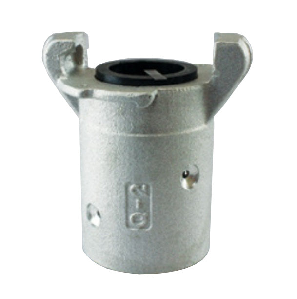 Q3A by Jason Industrial | Sand Blast Coupling | Hose End | 1-1/4" Hose ID | 2-5/32" Hose OD | Aluminum