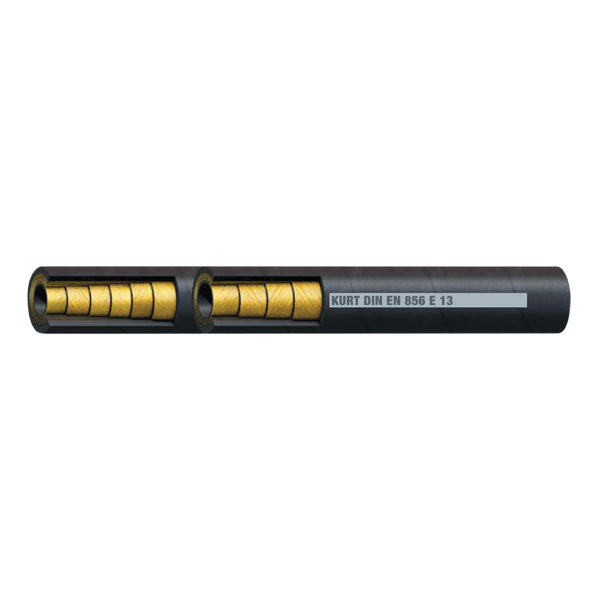 R13-24 by Kurt Hydraulics | SAE 100R13 | 6-Spiral Layer Hydraulic Hose | 100' Reel Length