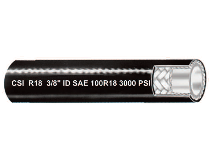 1/4" R18 by Couplamatic | Low Temp | Thermoplastic Hydraulic Hose | 3000 PSI | Polyester Braid | SAE 100R18 | 1/4" ID | 250ft