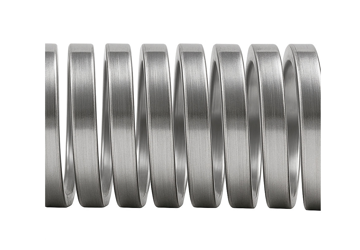 R1S1017-0224 Alfagomma by Kuriyama | SSF Series | Hose Protector | Flat Coil Sleeve | 0.87" ID | Length: 13ft-1-1/2" | Steel