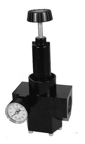R40-0BRG Dixon Valve Wilkerson 1-1/2" High Flow Regulator with Gauge - 1200 SCFM