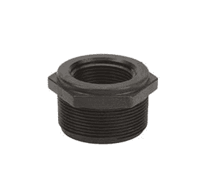 RB300-200 by Banjo | Pipe Fitting | Reducing Bushing | 3" Male NPT x 2" Female NPT | 300 PSI | Polypropylene