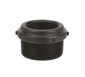 RB400-300 by Banjo | Pipe Fitting | Reducing Bushing | 4" Male NPT x 3" Female NPT | 300 PSI | Polypropylene