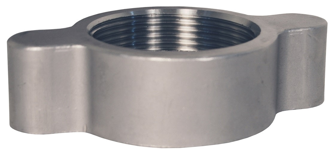 RB12 by Dixon Valve | Boss® Ground Joint Wing Nut | 3/4" and 1" Size | 316 Stainless Steel