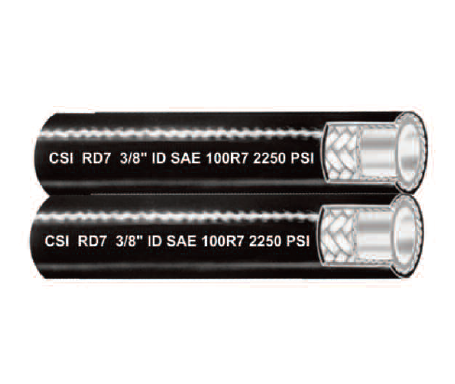 1/4" RD7TL by Couplamatic | Twin Line Thermoplastic Hydraulic Hose | Reduced OD | Polyester Braid | SAE 100R7 | 1/4" ID | 250ft