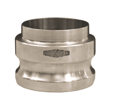 RE300BT Dixon Valve 3" 316 Stainless Steel Adapter x Butt Weld to Tube End