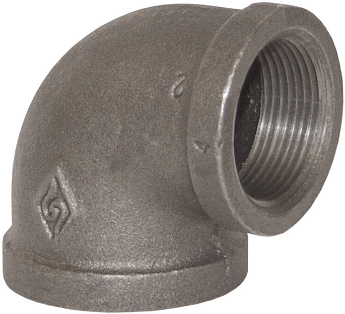 REL2520 by Dixon Valve | Pipe Adapter Reducer | 90° Elbow | 2-1/2" Female NPT x 2" Female NPT | 150# Iron