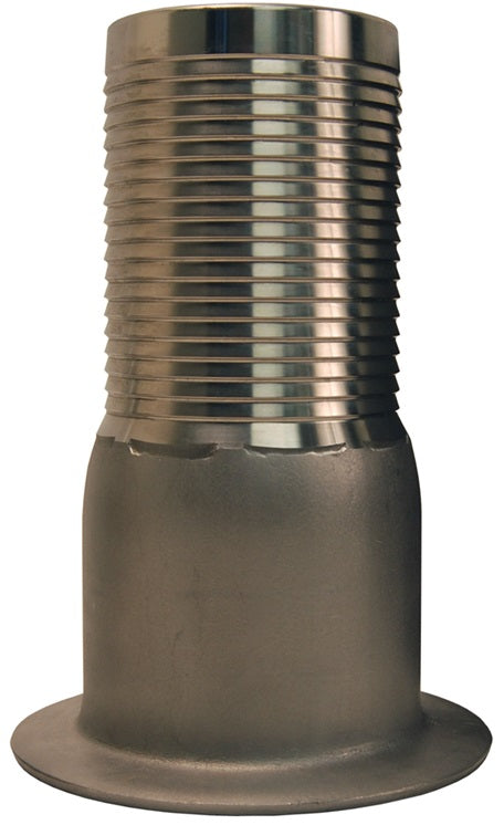 RN10 by Dixon Valve | King Turned Back Hose Nipple | for Floating Flange | 1" Flange x 1" Hose ID | 316 Stainless Steel