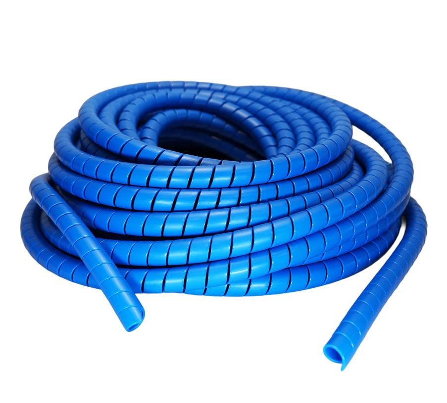 RSG-62HDBL-66 Rhino™ by SRM Industries | RHINO Spiral Guard | 0.62" Hose ID x 0.62" - 1.06" Hose OD | Blue | 66ft Length