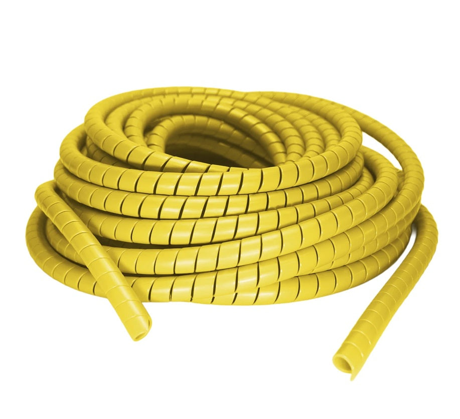 RSG-62HDY-66 Rhino™ by SRM Industries | RHINO Spiral Guard | 0.62" Hose ID x 0.62" - 1.06" Hose OD | Yellow | 66ft Length