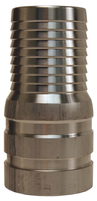 RSTV40 by Dixon Valve | King Combination Nipple | Grooved End | 4" Grooved End x 4" Hose ID | 316 Stainless Steel