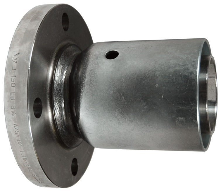 R48P2SOR15 by Dixon Valve | Holedall® External Swage | Fixed Flange Assembly | 3" Hose ID | Hose OD: From 3-41/64" to 3-48/64" | 316 Stainless Steel