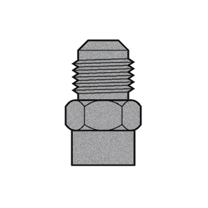B-346-10-08 Breco by Foster | 5/8" Male SAE 45° Flare x 1/2" Female NPTF Thread | Straight